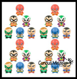 NEW - DC Comics Superhero Capsule Toy Figurines - Super Hero Fan - Justice League