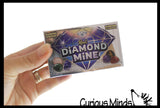 NEW - Diamond Mine Excavation Dig - Uncover Real Stones In Chalky Activity Craft - Surprise Gem
