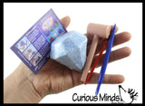 NEW - Diamond Mine Excavation Dig - Uncover Real Stones In Chalky Activity Craft - Surprise Gem