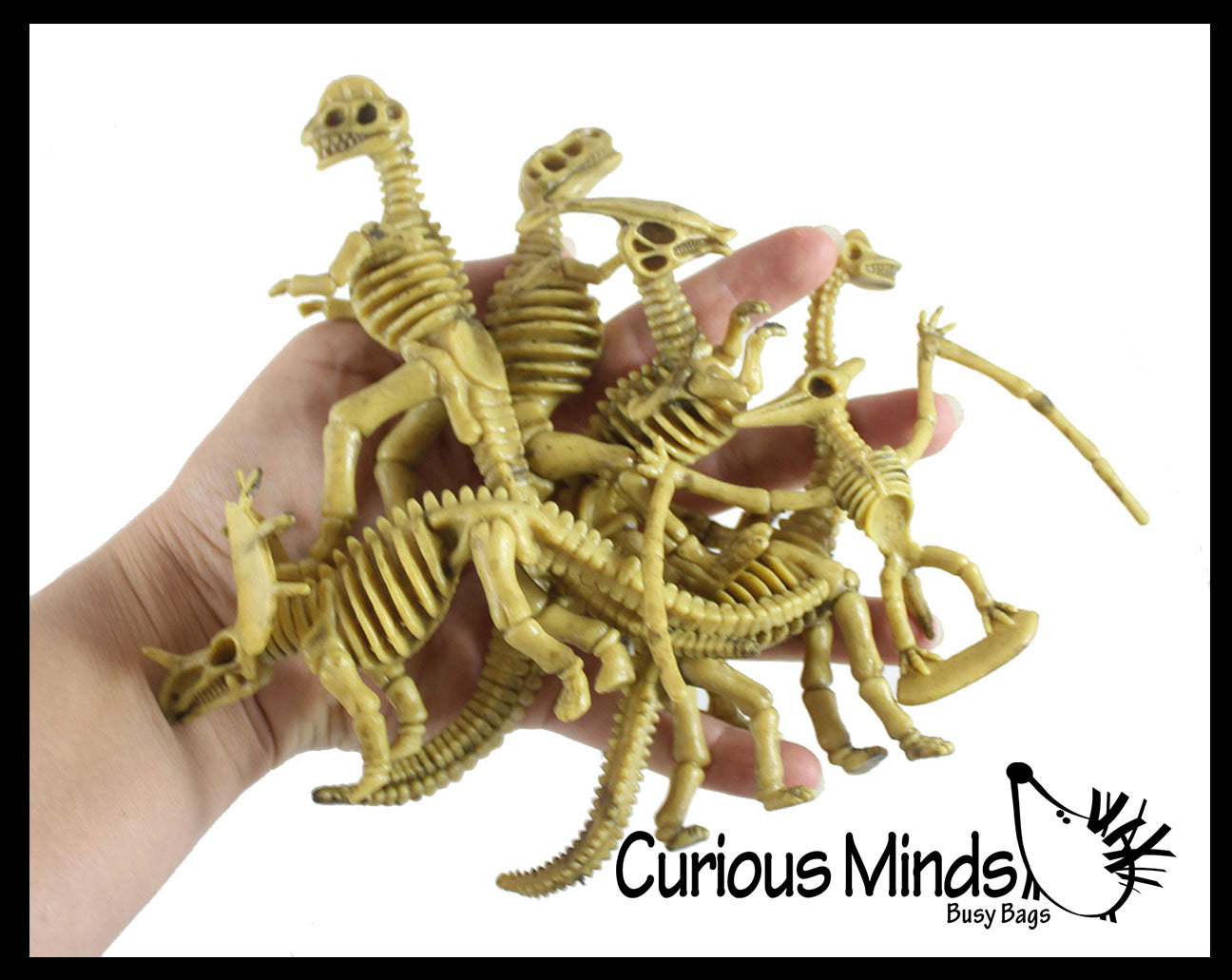 Dinosaur Dig Dino Skeleton Fossil Figurines Curious Minds Busy Bags