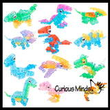 Mini Dino Crystal Brick Block Set - Dinosaur - Mini Building Toy Cute Novelty Prize