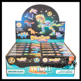 Mini Dino Crystal Brick Block Set - Dinosaur - Mini Building Toy Cute Novelty Prize
