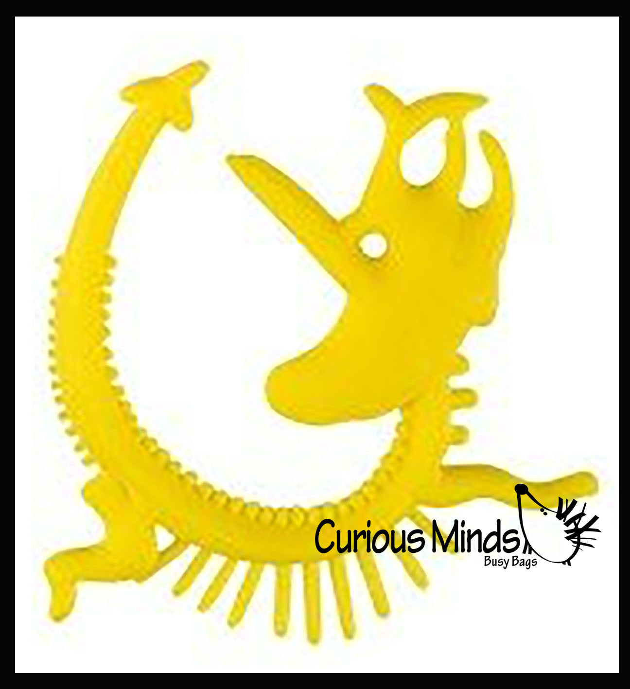 Dinosaur Fossil Animal Puffer Stretchy Noodle Toys - Dino Skeleton Bon ...