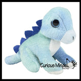 Cute Brachiosaurus Dino Plush Stuffed Animals- Adorable Mini Plushie Stuffie - Dinosaur