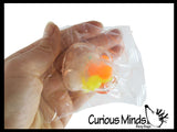 Duck Shaped Molecule DNA Balls - Squishy Fidget Ball - Unique Fun Stress Ball Filled with Squishy Balls