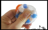 Duck Shaped Molecule DNA Balls - Squishy Fidget Ball - Unique Fun Stress Ball Filled with Squishy Balls