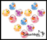 Duck Shaped Molecule DNA Balls - Squishy Fidget Ball - Unique Fun Stress Ball Filled with Squishy Balls