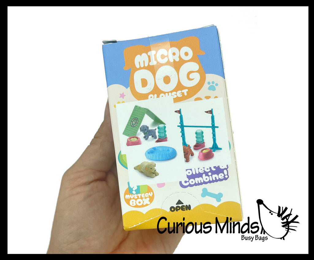 NEW - Mini Dog Playset - Cute Mystery Toy Pet - Pretend Play Toy Doggy Play set House