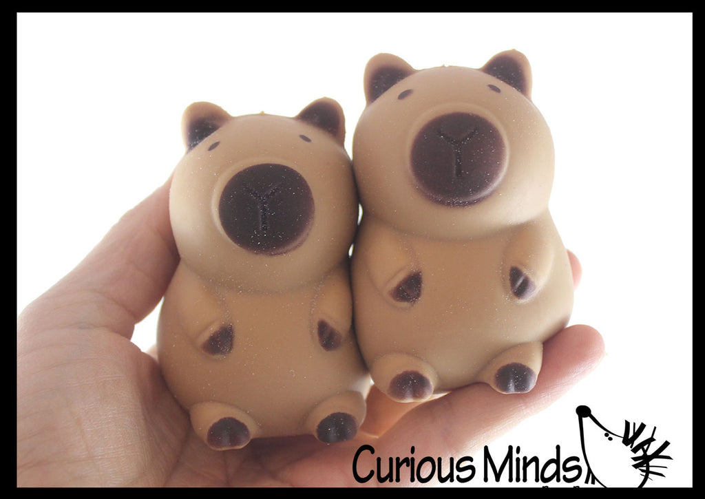 NEW - Soft Doh Capybara Animal Stress Balls - Ultra Soft Kneadable Fidget Squish Balls - Amazingly Soft