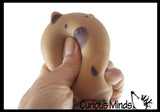 NEW - Soft Doh Capybara Animal Stress Balls - Ultra Soft Kneadable Fidget Squish Balls - Amazingly Soft
