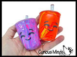 NEW - Boba Tea Drink Doh Squeeze Squishy Decompression Stress Balls - Sensory, Stress, Fidget Toy OT Huge Food