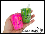 NEW - Boba Tea Drink Doh Squeeze Squishy Decompression Stress Balls - Sensory, Stress, Fidget Toy OT Huge Food
