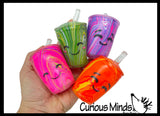 NEW - Boba Tea Drink Doh Squeeze Squishy Decompression Stress Balls - Sensory, Stress, Fidget Toy OT Huge Food