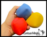 Doh Filled Cube Stress Balls - Ultra Soft Kneadable Fidget Squish Balls - Amazingly Soft