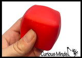 Doh Filled Cube Stress Balls - Ultra Soft Kneadable Fidget Squish Balls - Amazingly Soft