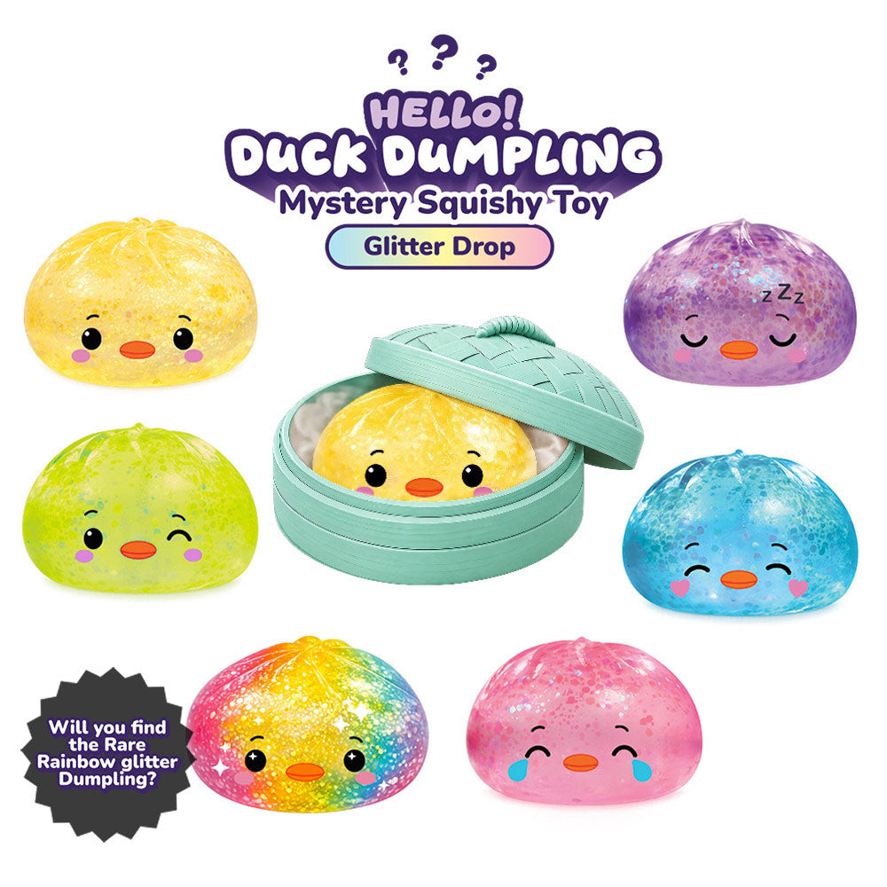 NEW - Mystery Duck Sugar Series Dumpling Dim Sum - Ultra Squishy Relaxing Sensory Fidget Stress Toy Cute Duckling Face