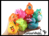 2" Assorted Rubber Ducks - 25 Different Rubber Duckies - Cute Novelty Prize Reward Giveaway