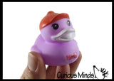2" Assorted Rubber Ducks - 25 Different Rubber Duckies - Cute Novelty Prize Reward Giveaway