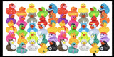 2" Assorted Rubber Ducks - 25 Different Rubber Duckies - Cute Novelty Prize Reward Giveaway