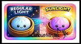 NEW - Mystery UV Color Changing Jelly Gel Series 3.5" Dumpling Dim Sum - Ultra Squishy Relaxing Sensory Fidget Stress Toy