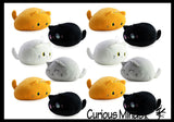 Cute Dumpling Cat Chunky Plush Stuffed Animals - Adorable Soft and Cuddly Mini Animal Plushie Plushy