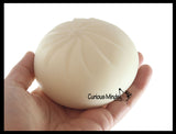 NEW - 3.5" Doh Dumpling Dim Sum Bao - Ultra Squishy Relaxing Sensory Fidget Stress Toy