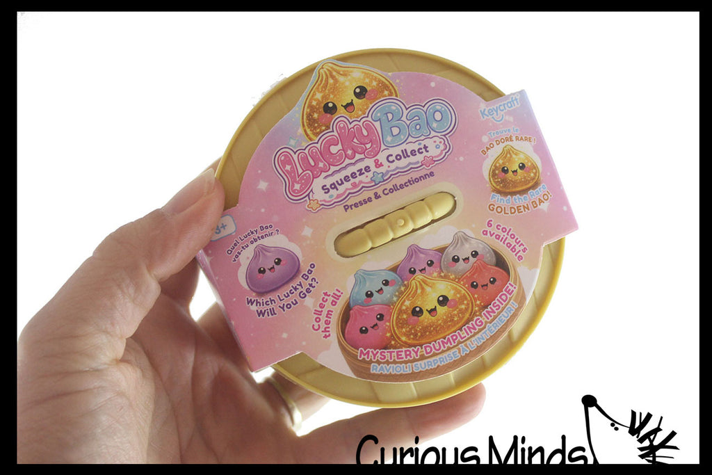 NEW - Mini and Regular Sized Mystery 1.75" Doh Dumpling Dim Sum Bao - Ultra Squishy Relaxing Sensory Fidget Stress Toy