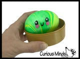 NEW - Mystery Marble Doh Series 3.25" Dumpling Dim Sum - Ultra Squishy Relaxing Sensory Fidget Stress Toy