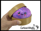 NEW - Mystery Marble Doh Series 3.25" Dumpling Dim Sum - Ultra Squishy Relaxing Sensory Fidget Stress Toy