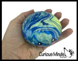 NEW - Mystery Marble Doh Series 3.25" Dumpling Dim Sum - Ultra Squishy Relaxing Sensory Fidget Stress Toy