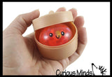 NEW - MINI Mystery 1.75" Dumpling Dim Sum - 6 Different Fillings - Which Will You Get - Ultra Squishy Relaxing Sensory Fidget Stress Toy