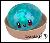 NEW - MINI Mystery 1.75" Dumpling Dim Sum - 6 Different Fillings - Which Will You Get - Ultra Squishy Relaxing Sensory Fidget Stress Toy