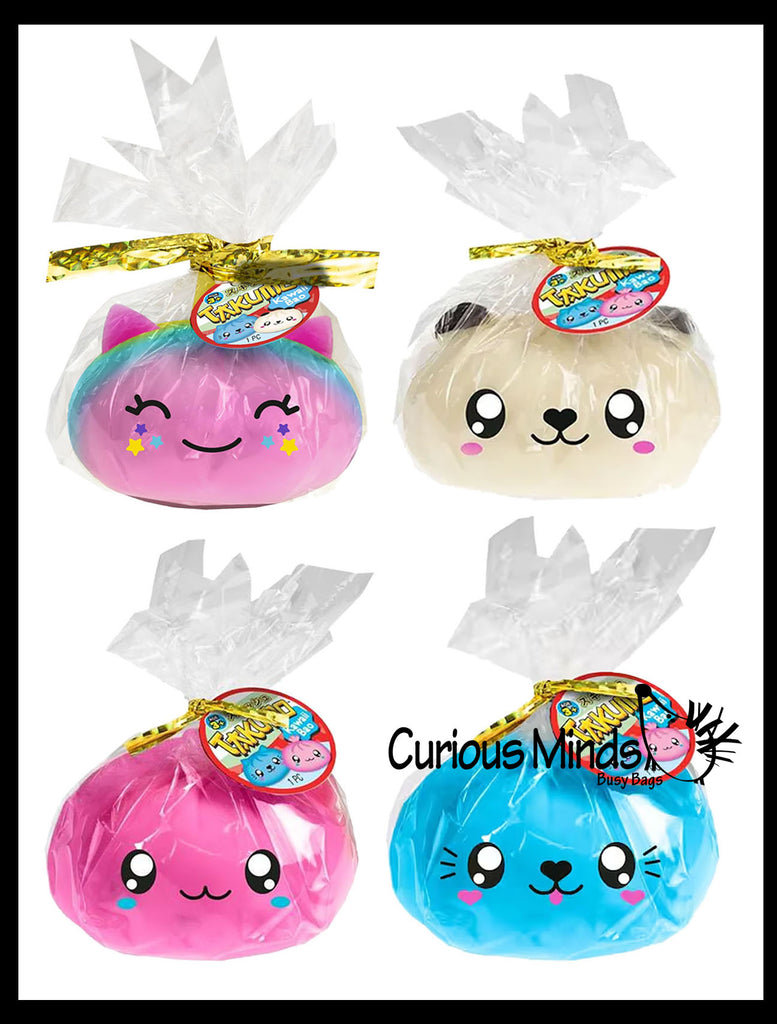 NEW -  Kawaii Animal Doh Dumpling 3.5" Dim Sum Bao - Ultra Squishy Relaxing Sensory Fidget Stress Toy