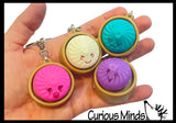 Dumpling Keyboard Key Fidget Clicker  - Toy - Key Cap Click on Keychain