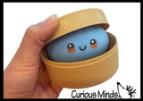 NEW - Mystery Glow in the Dark Series 3.5" Doh Dumpling Dim Sum - Ultra Squishy Relaxing Sensory Fidget Stress Toy