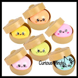 NEW - Mystery MINI Doh Series 2" Dumpling Dim Sum - Ultra Squishy Relaxing Sensory Fidget Stress Toy