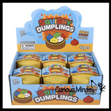 NEW - Mystery Doh Series 3.25" Dumpling Dim Sum - Ultra Squishy Relaxing Sensory Fidget Stress Toy