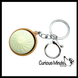 Dumpling Keyboard Key Fidget Clicker  - Light Up - Toy - Key Cap Click on Keychain