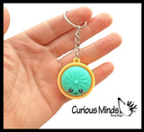 Dumpling Keychains - Cute Dumpling Steamed Bun Novelty Accessory