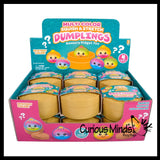 NEW - Mystery Marble Doh Series 3.25" Dumpling Dim Sum - Ultra Squishy Relaxing Sensory Fidget Stress Toy