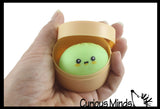NEW - MINI Mystery 1.75" Dumpling Dim Sum - Gel Filling - Ultra Squishy Relaxing Sensory Fidget Stress Toy