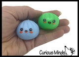 NEW - Mini Mystery Glow in the Dark 1.5" Doh Dumpling Dim Sum - Ultra Squishy Relaxing Sensory Fidget Stress Toy