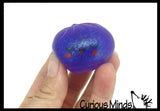 NEW -Mini Mystery Glitter Jelly Gel Series 2" Dumpling Dim Sum - Ultra Squishy Relaxing Sensory Fidget Stress Toy