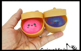 NEW -Mini Mystery Glitter Jelly Gel Series 2" Dumpling Dim Sum - Ultra Squishy Relaxing Sensory Fidget Stress Toy