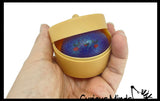 NEW -Mini Mystery Glitter Jelly Gel Series 2" Dumpling Dim Sum - Ultra Squishy Relaxing Sensory Fidget Stress Toy