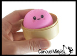 NEW - MINI Mystery 2" Doh Dumpling Dim Sum Bao - Ultra Squishy Relaxing Sensory Fidget Stress Toy