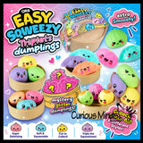 NEW - ORB Easy Squeezy Triplet Mystery Dumpling Dim Sum - Ultra Squishy Relaxing Sensory Fidget Stress Toy