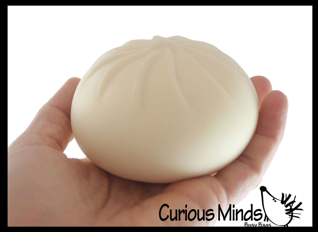 NEW - 3.5" Doh Dumpling Dim Sum Bao - Ultra Squishy Relaxing Sensory Fidget Stress Toy