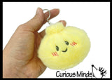 NEW - PLUSH Dumpling Dim Sum Bao Stuffed Toy Keychain