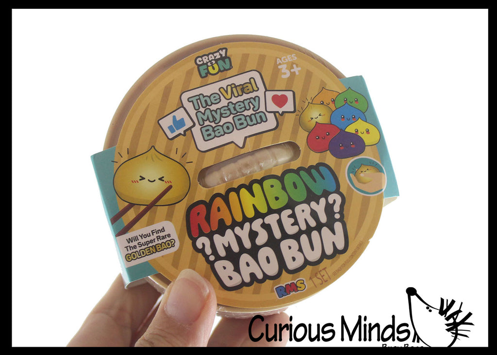 NEW - RMS Mystery Jelly Gel Series 3.5" Dumpling Dim Sum - Ultra Squishy Relaxing Sensory Fidget Stress Toy